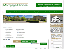 Tablet Screenshot of mortgage-choices.com